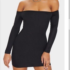 Off the shoulder bodycon dress